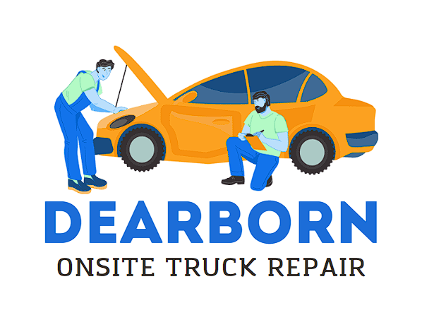 this image dearborn shows onsite truck repair logo